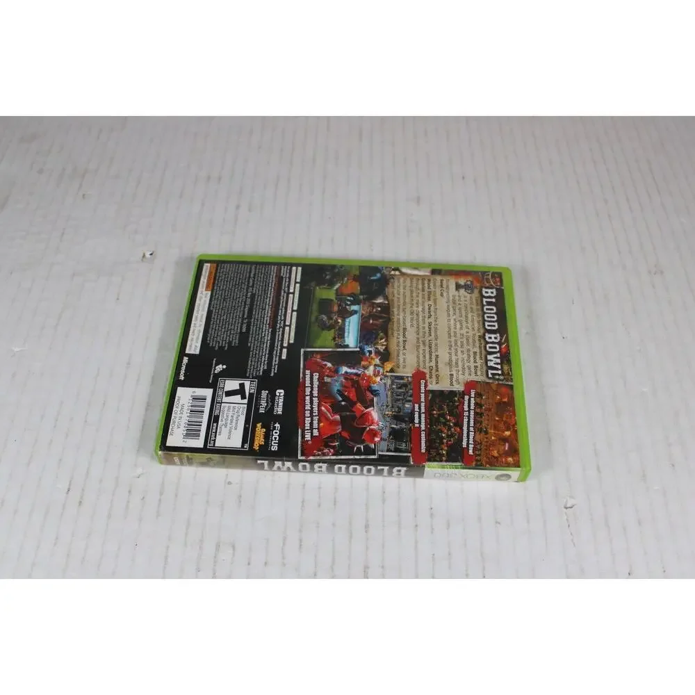 Blood Bowl (Microsoft Xbox 360, 2010) Authentic, complete, tested